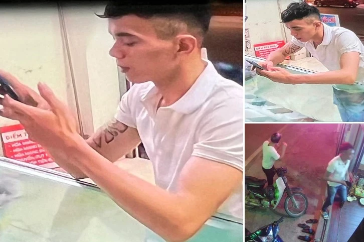 Công an truy tìm 2 người cướp điện thoại ở Vĩnh Phúc