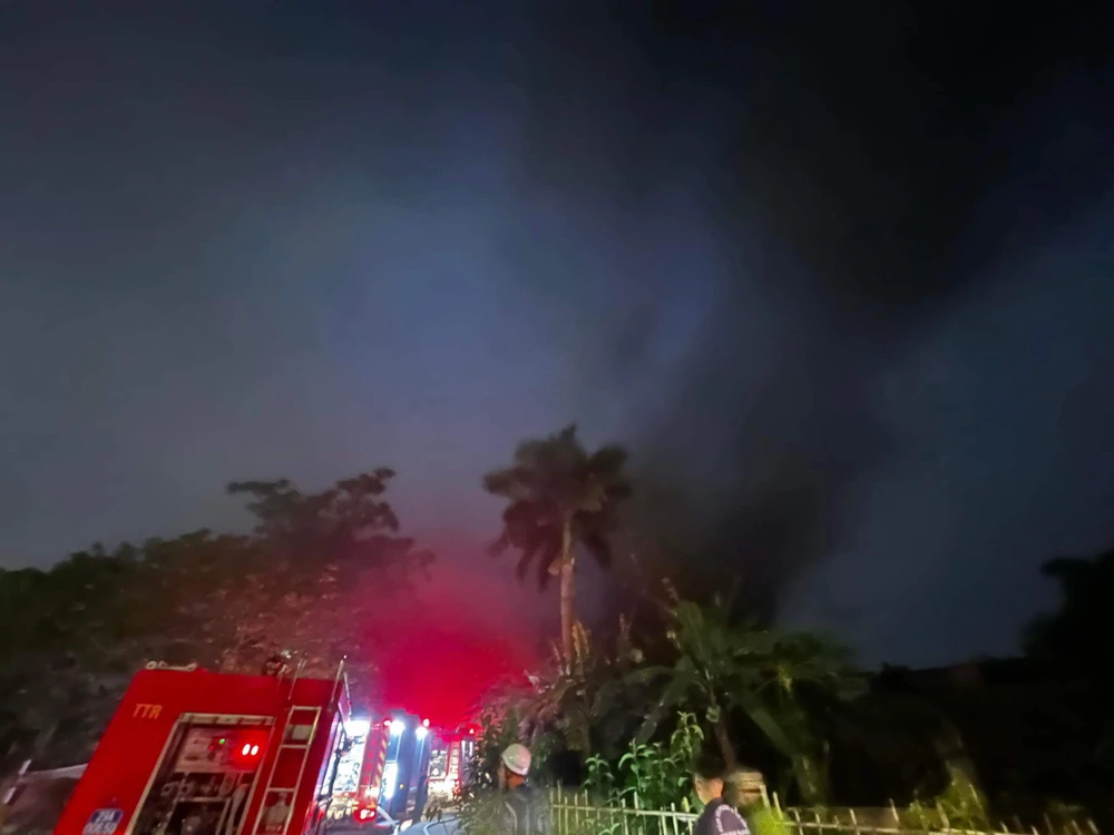 Khu vực xảy ra cháy