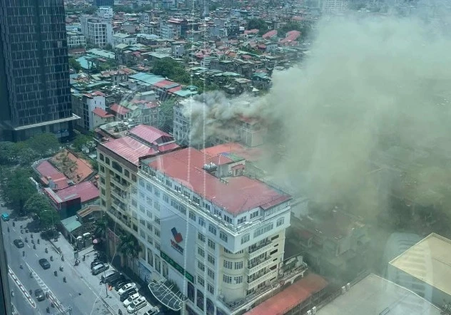 Thời điểm xảy ra cháy khách sạn Capital Garden Hotel ở Hà Nội