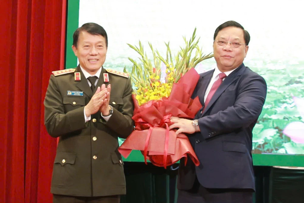 Trung tướng Nguyễn Hải Trung, Giám đốc Công an TP Hà Nội giữ chức Thứ trưởng Bộ Dân tộc và Tôn giáo.