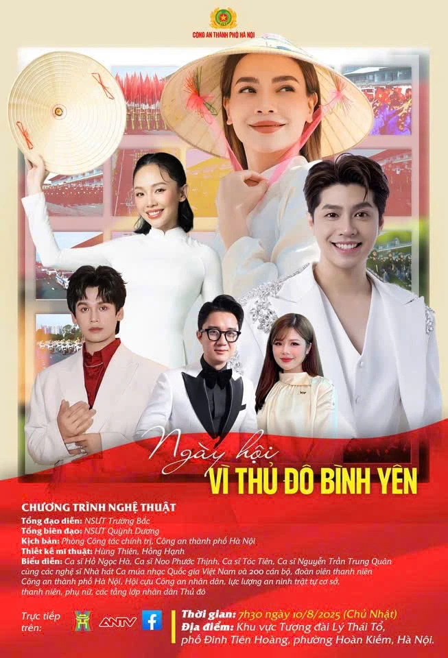 Chương trình cũng có sự góp mặt của nhiều nghệ sĩ nổi tiếng. Ảnh CA