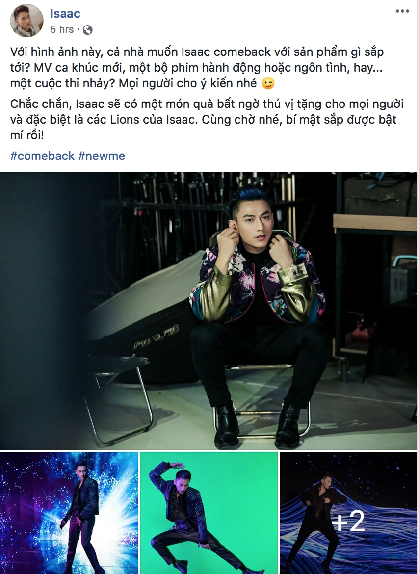 Vừa nhá ảnh hậu trường, fans của Isaac bấn loạn ảnh 3