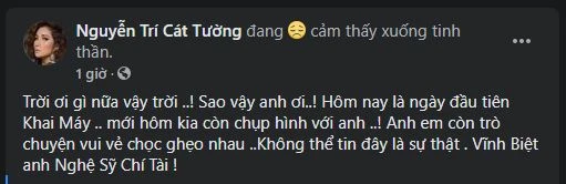 Nhiều nghệ sĩ chia buồn, tiếc thương danh hài Chí Tài ảnh 10