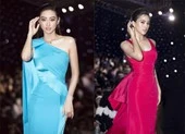 Tiểu Vy, Lương Thùy Linh đọ nhan sắc tại tuần lễ thời trang