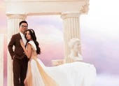 Á hậu Thúy An tung ảnh cưới cùng chồng Tiến sĩ