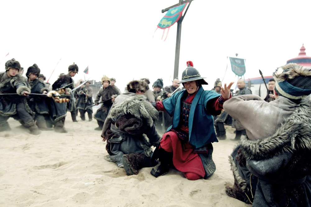 Trận đấu tranh để cứu người trả ơn trong phim.