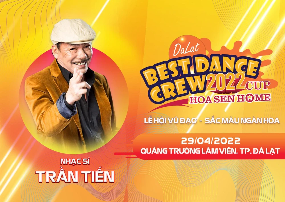 Poster nhạc sĩ Trần Tiến tham gia chương trình. Ảnh: Poster nhạc sĩ Trần Tiến tham gia chương trình. Ảnh: