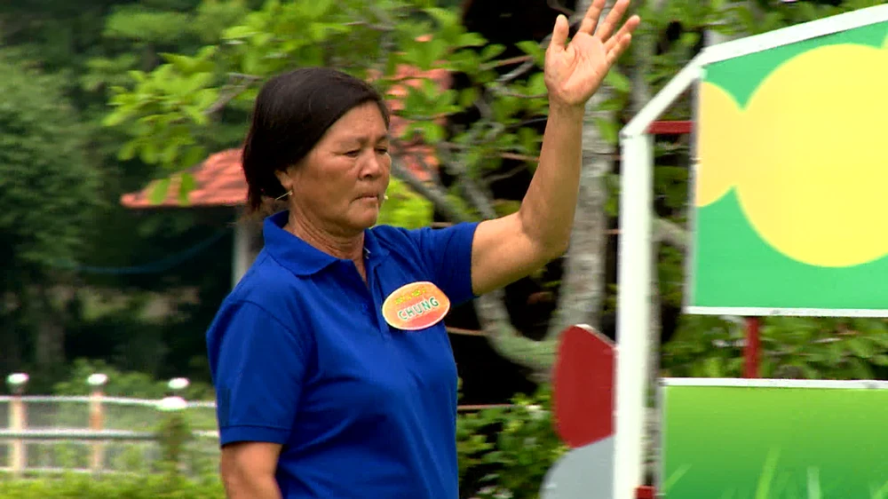 Chị Lê Thị Chung tại chương trình. Chị Lê Thị Chung tại chương trình.