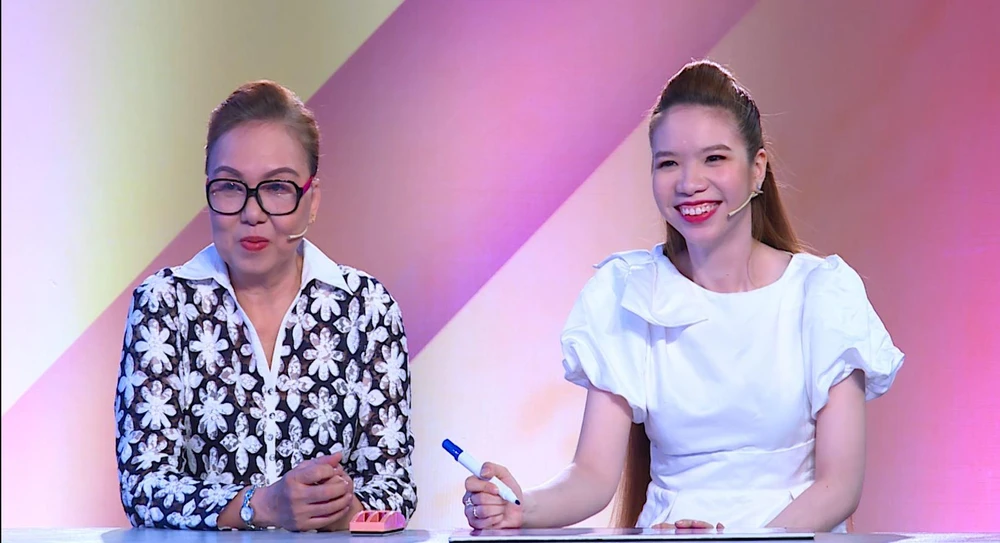 Chị Ngọc Hương chia sẻ tại chương trình. Chị Ngọc Hương chia sẻ tại chương trình.