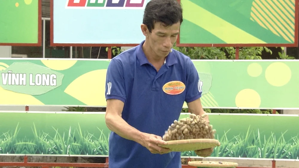 Anh Trung với thử thách tại chương trình.
