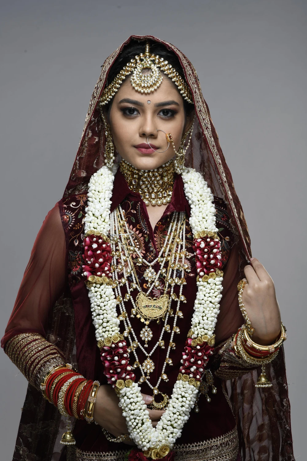 Hình ảnh cô dâu Purvi.