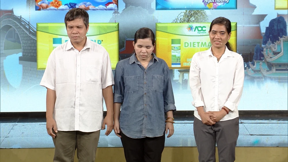 Ba nhân vật xuất hiện tại chương trình.