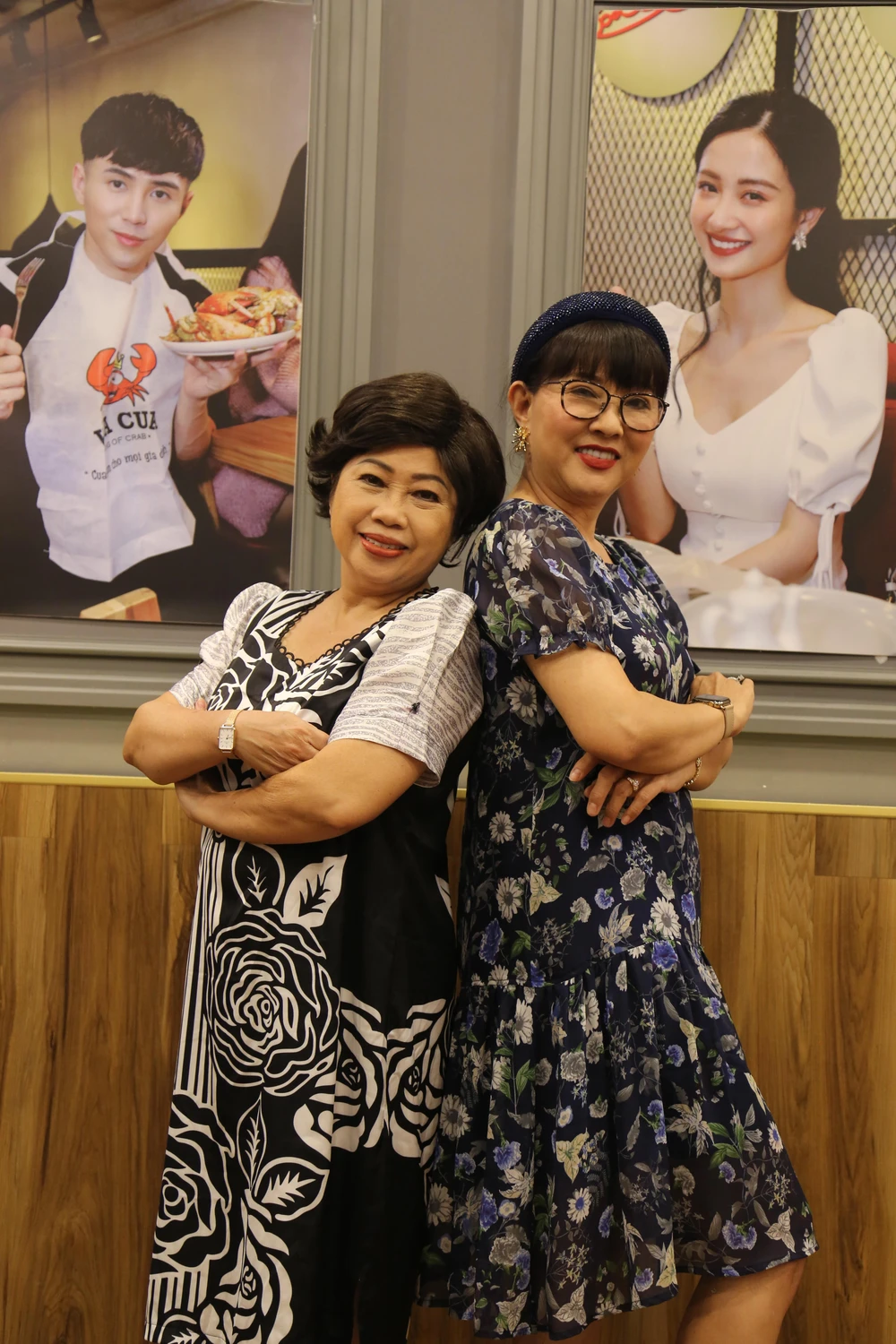 Diễn viên Phi Phụng và Phương Dung. Ảnh: CTCC