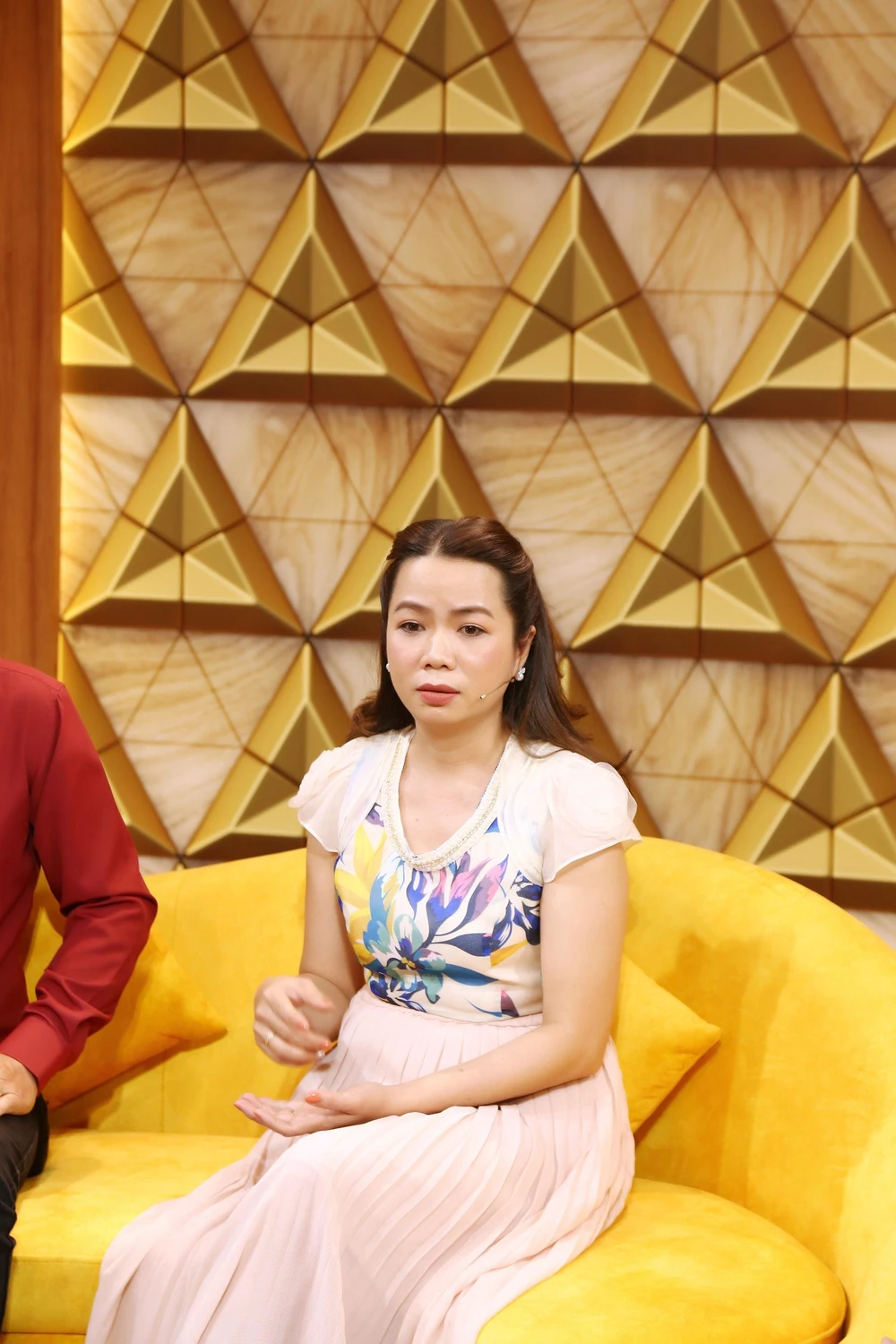 Chị Hương chia sẻ với chương trình.