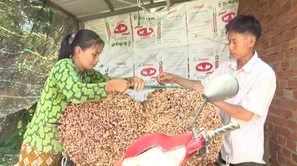 Gia đình anh Thái và Chị Hạnh.