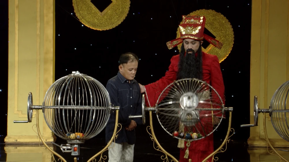 Hình ảnh Anh Đức trong chương trình.