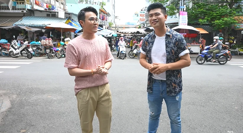 Huỳnh Lập và Hoàng Sin trong tập 1. Ảnh: CTCC