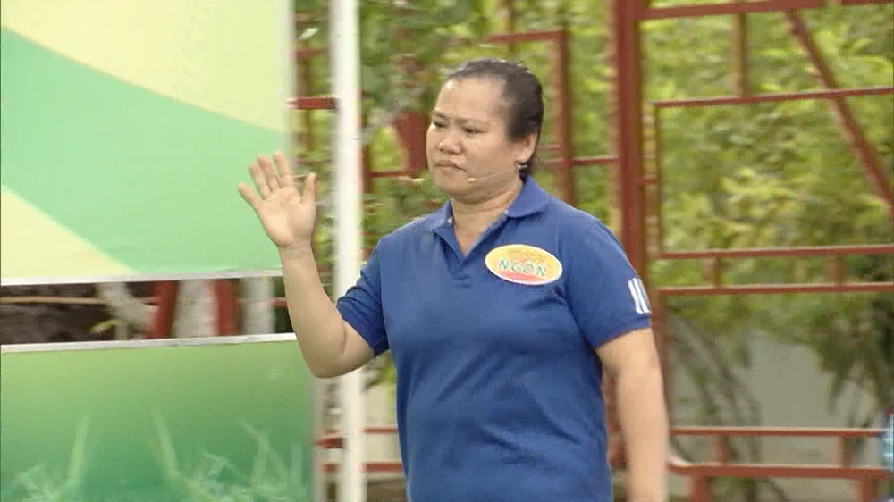 Chị Ngôn tại chương trình.