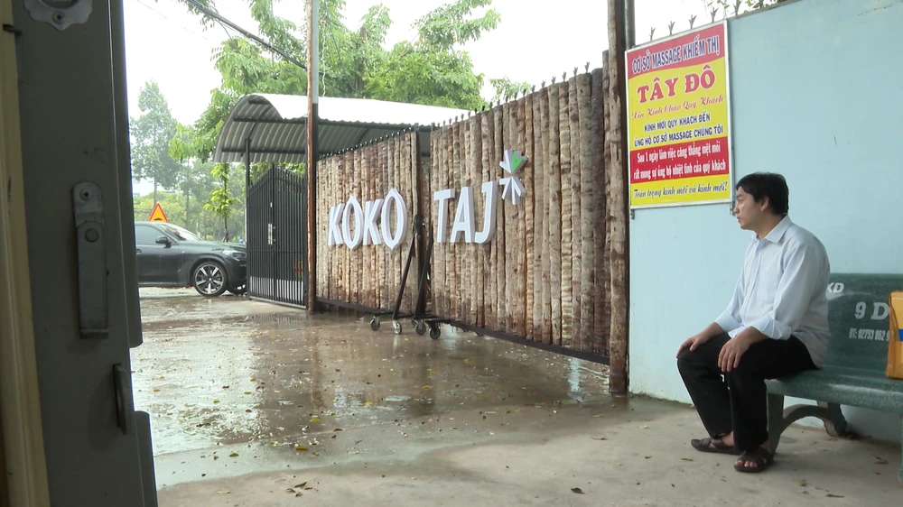 Cơ sở khiếm thị mà anh Phong làm.