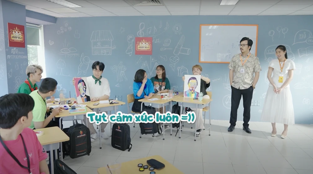 Tác phẩm của Phát La khiến thầy Xoay trải qua đầy đủ mọi cung bậc cảm xúc. Ảnh: CTCC