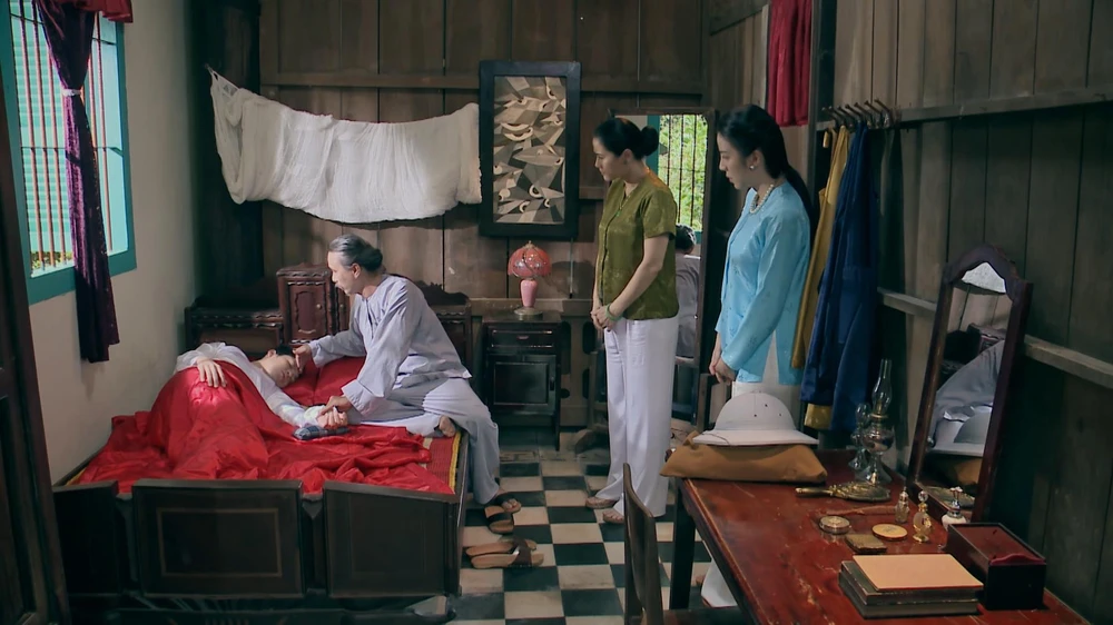 Lương bị ngộ độc thuốc.