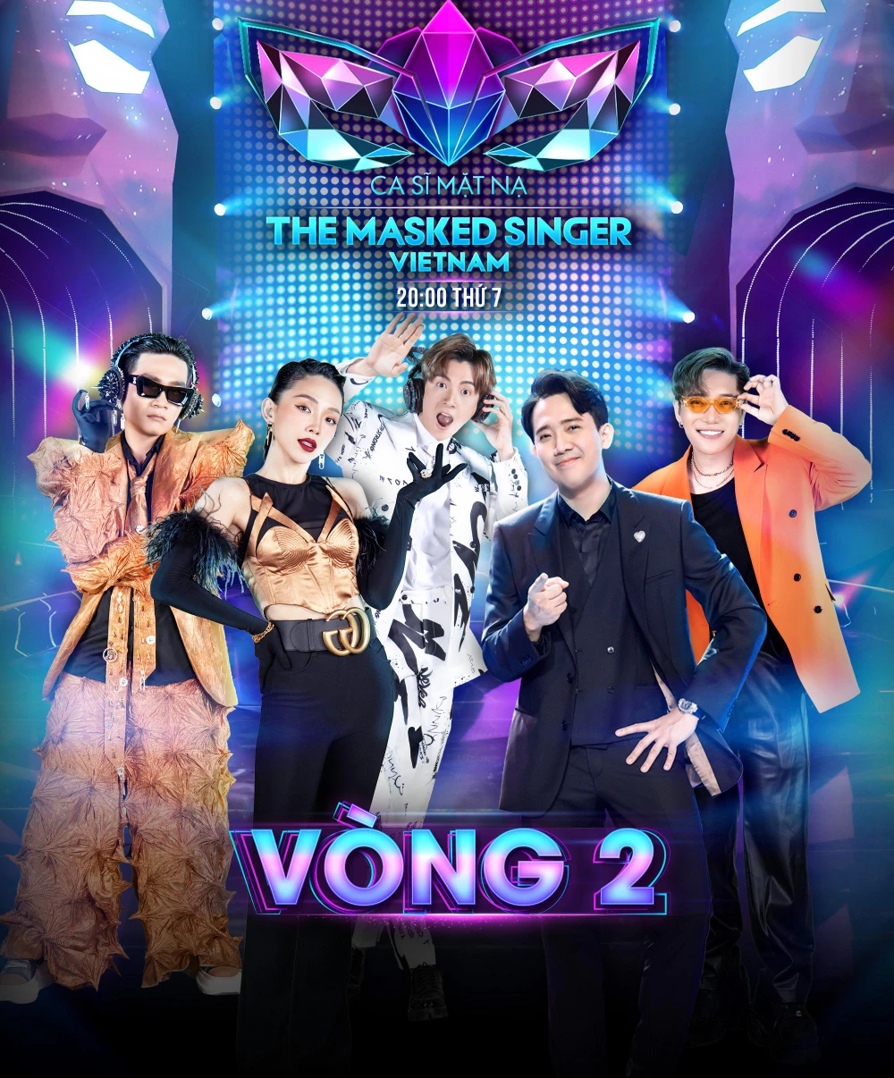 The Masked Singer Vietnam (Ca sĩ mặt nạ) phát sóng lúc 20 giờ, thứ bảy hàng tuần. Ảnh: CTCC