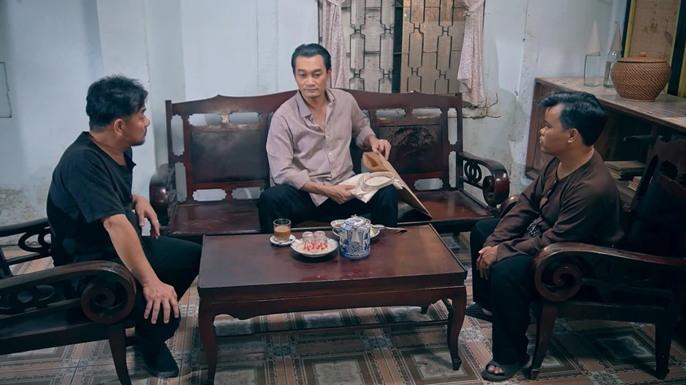 Hai Thiện và hai gã đàn em. Ảnh: SV