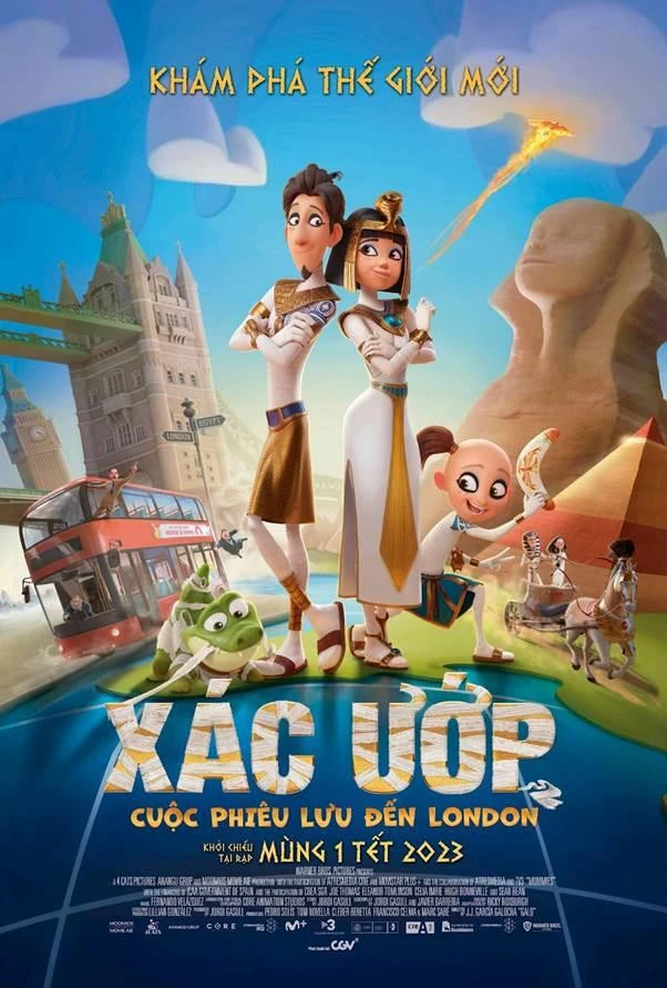Poster bộ phim Xác ướp: Cuộc phiêu lưu đến London. Poster bộ phim Xác ướp: Cuộc phiêu lưu đến London.