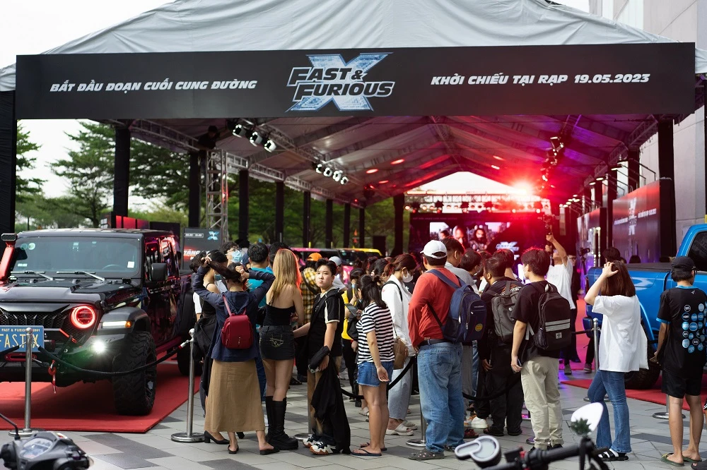 Các siêu xe được trưng bày tại sự kiện tại TP.HCM.