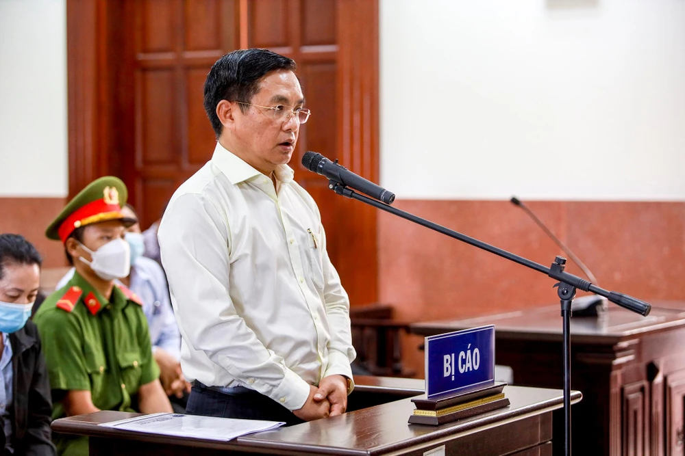 Bị cáo Trần Trọng Tuấn, cựu giám đốc Sở Xây dựng.