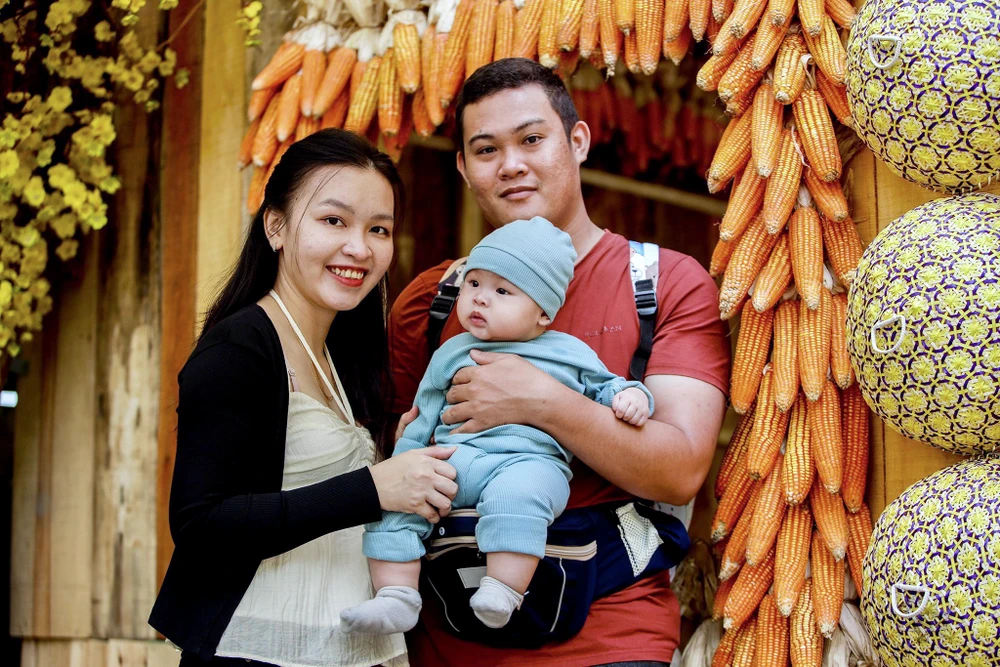 Gia đình anh Đinh Thanh Tùng.