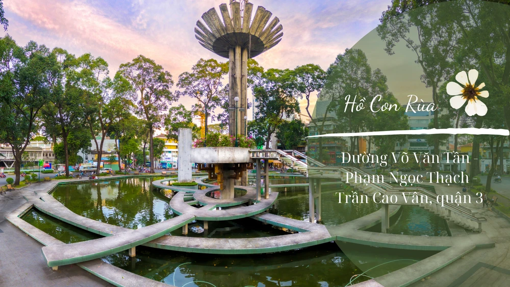 Tốp 10 điểm check-in thú vị nhất TP.HCM - Hồ Con Rùa. Ảnh: Hà Thanh