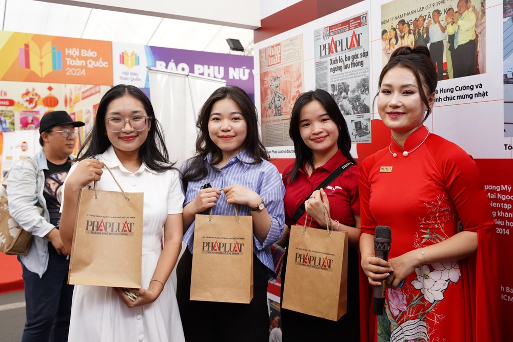 Nhiều hoạt động sôi nổi của Báo Pháp Luật TP.HCM tại Hội báo chí toàn quốc 2024