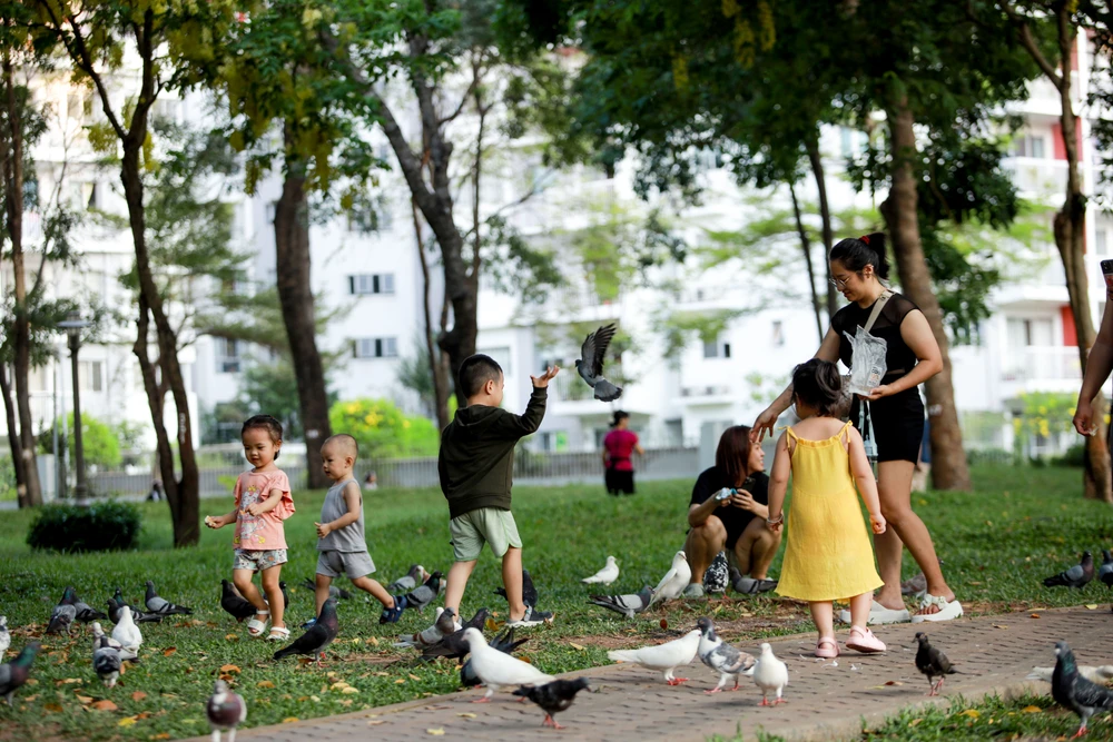 Công viên xanh mát giữa lòng Tân Phú, 'chữa lành' những ngày Sài Gòn nắng nóng