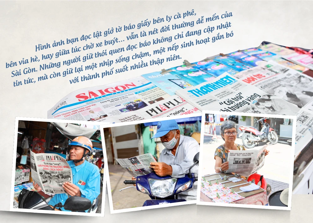 sạp báo in