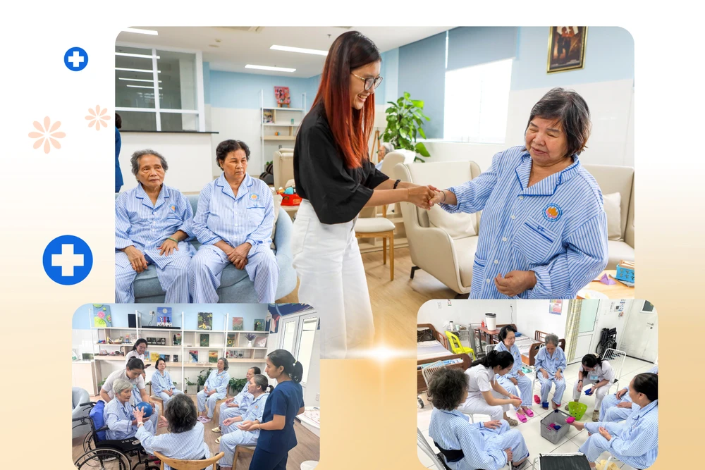 mô hình chăm sóc sức khỏe người cao tuổi trong ngày