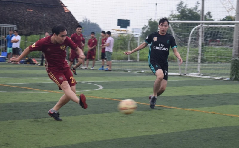 màn tranh tài bóng đá của Cảnh sát