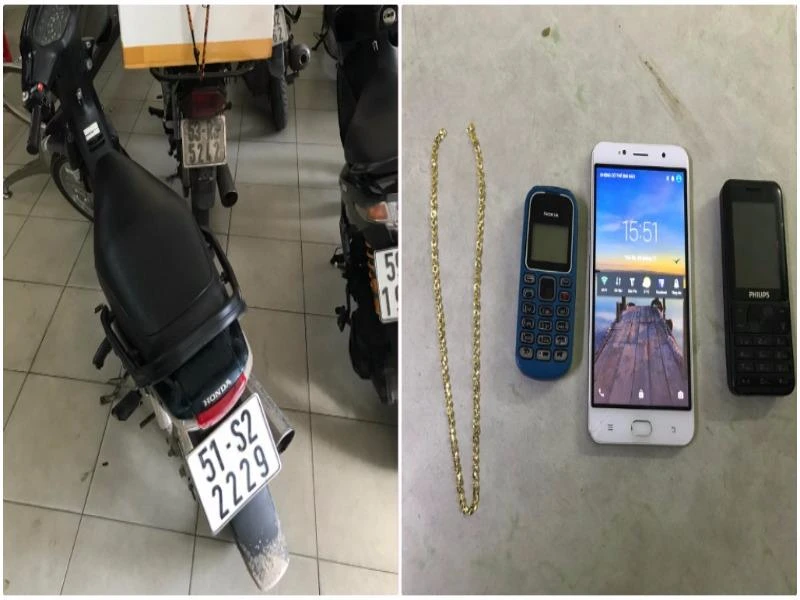 Giật giây chuyền phụ nữ, bị đặc nhiệm tóm gọn ảnh 2