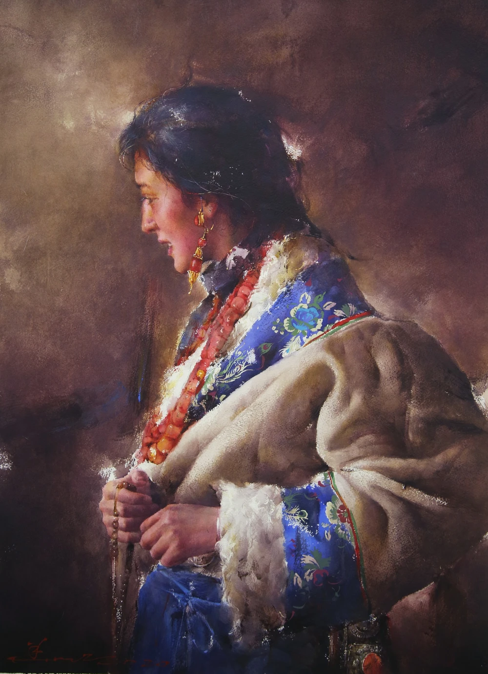 Triển lãm tranh Màu nước Quốc tế mùa thu 2021 ảnh 11