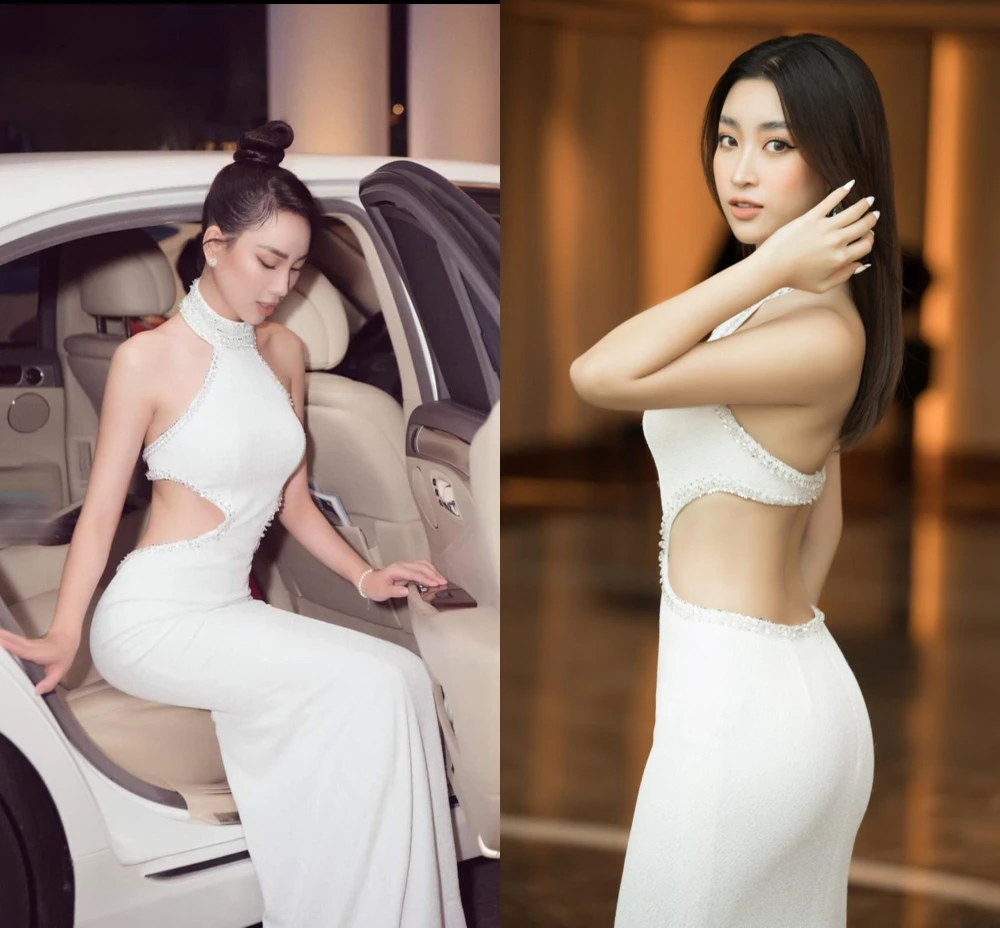 Trước đó Hoa hậu Đỗ Mỹ Linh và Trần Hoàng Ái Nhi (đại diện Việt Nam Việt Nam tại Hoa hậu Liên lục địa) từng có màn đụng hàng cực gắt. Bộ váy cũng làm nên câu chuyện về "cái hất tay lịch sử" của Đỗ Mỹ Linh và Đỗ Thị Hà tại họp báo Hoa hậu Miss World Vietnam 2022.