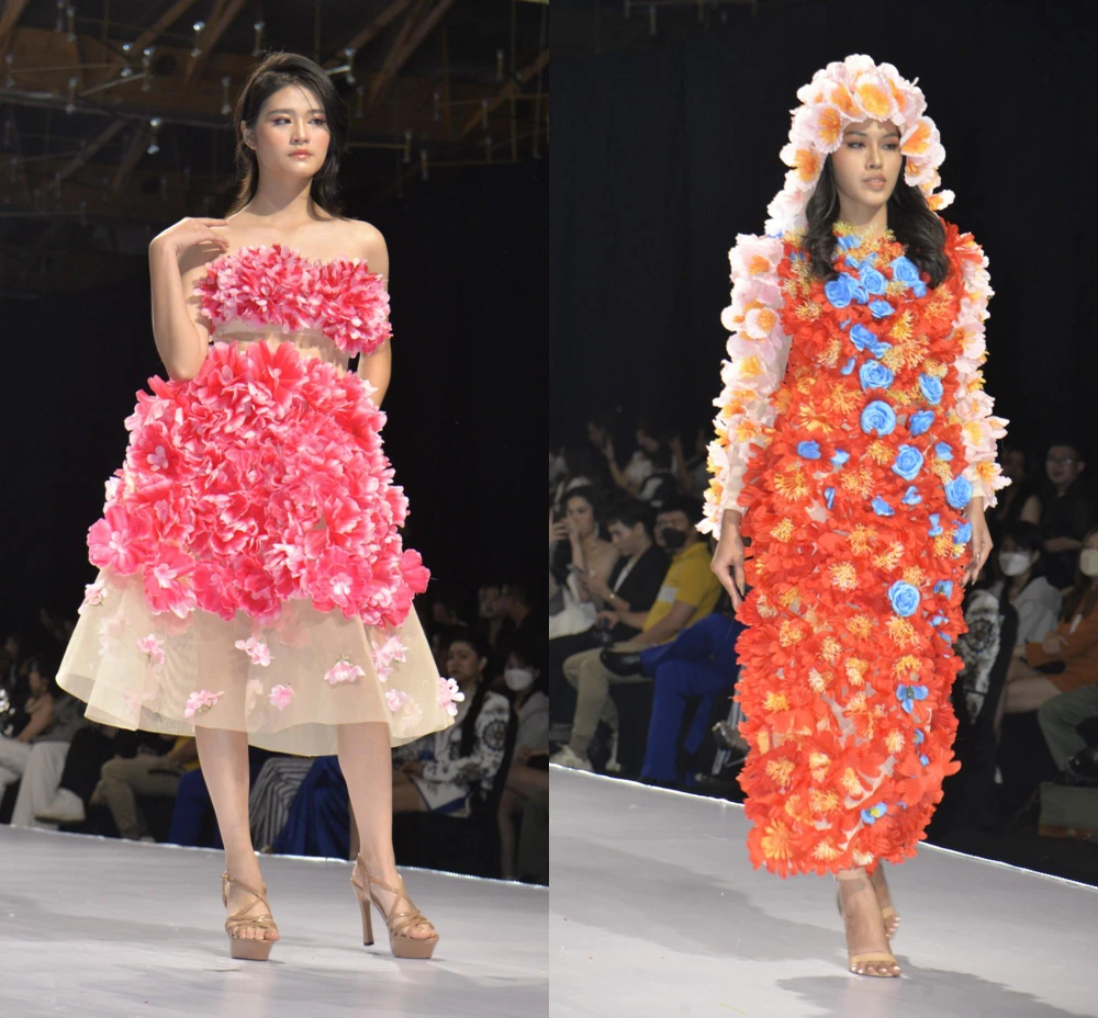 Ngọc Châu tỏa sáng, Đào Hà tinh tế khi bị dẫm trang phục trong Angel Night 2022 ảnh 8