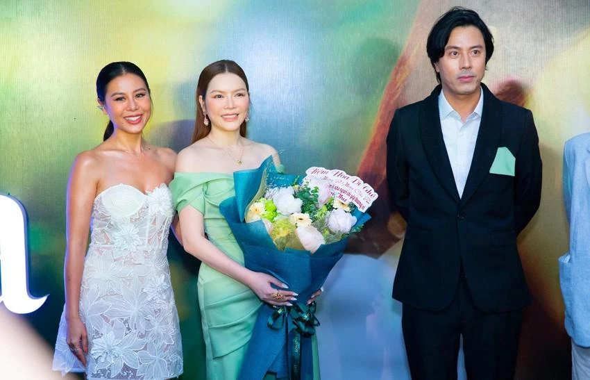 Lý Nhã Kỳ và tài tử Han Jae Suk. Ảnh: BTC