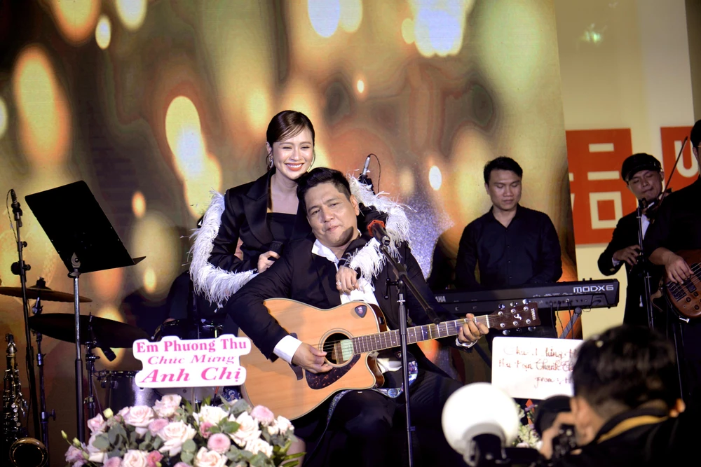 Đức Thịnh - Thanh Thúy là cặp vợ chồng được mến mộ nhất nhì showbiz Việt. Ảnh: NGUYỄN TRÀ