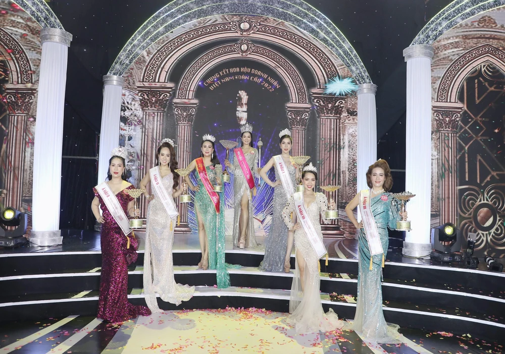 Chung kết Hoa hậu Doanh nhân Việt Nam Toàn cầu vừa chính thức khép lại vào tối 24-5. Ảnh: BTC