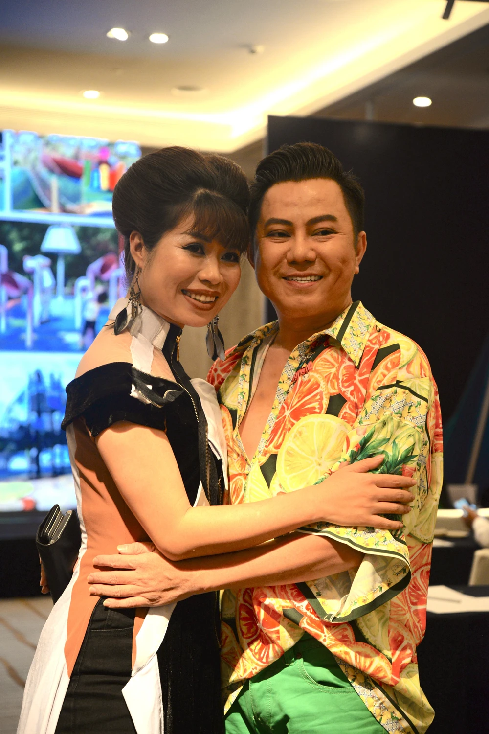 Ca sĩ Quốc Đại đến từ sớm. Ảnh: NGUYỄN TRÀ Ca sĩ Quốc Đại đến từ sớm. Ảnh: NGUYỄN TRÀ