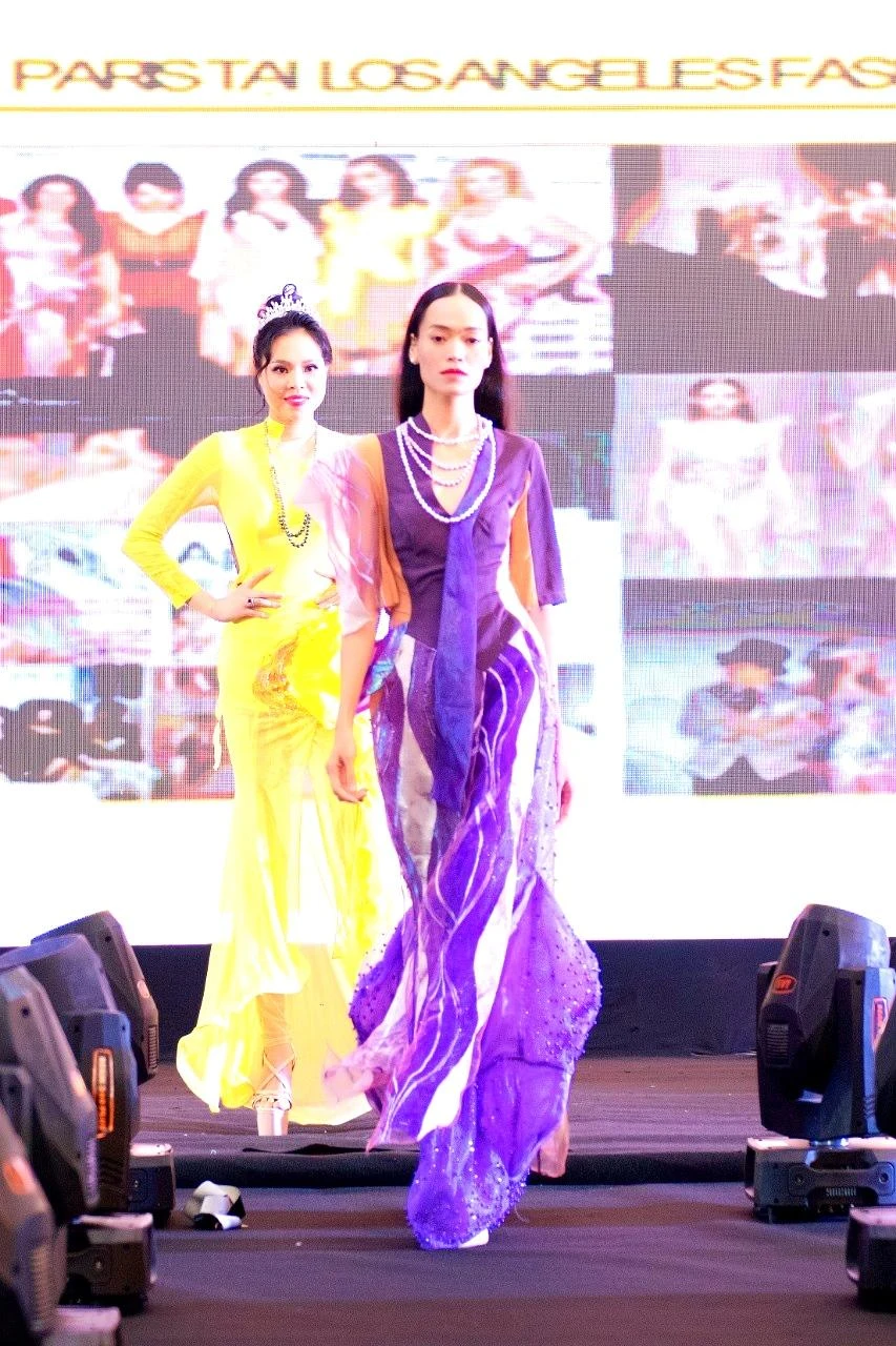 NTK Quỳnh Paris không ngừng sáng tạo khi cho ra đời nhiều mẫu áo dài đa phong cách phục vụ khán giả. Ảnh: BTC