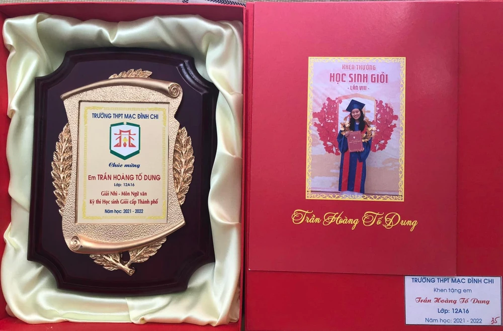 Thành tích học tập ấn tượng của Trần Hoàng Tố Dung