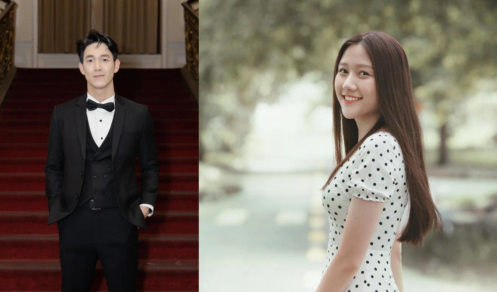 Song Luân và Huỳnh Uyển Ân. Ảnh: FBNV