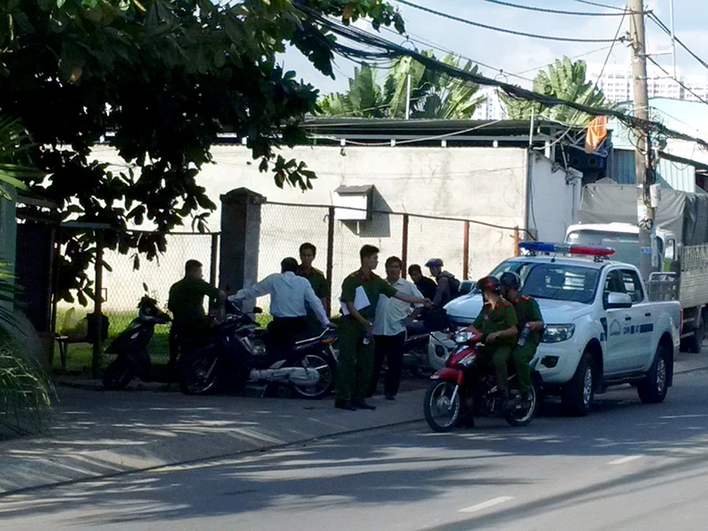 Công an sau đó đã tiến hành khám nghiệm hiện trường, điều tra nguyên nhân