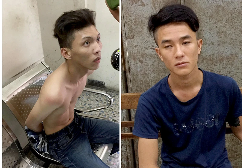 TP.HCM: Chạy vào đường kẹt xe, tên cướp hụt bị bắt tại trận ảnh 1 Lộc và Minh sau khi giật không được điện thoại của người phụ nữ thì bỏ chạy vào tuyến đường đang kẹt xe và bị bắt